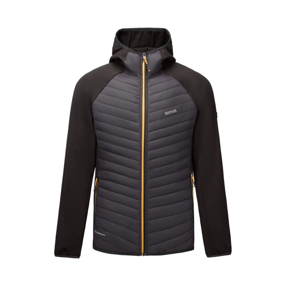 Regatta Mens Andreson Hybrid Jacket / Ash/Black